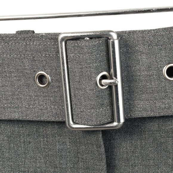 Helmut Lang AW/20 Light Grey Melange Tela Suiting Trouser Skirt - Picture 5 of 15